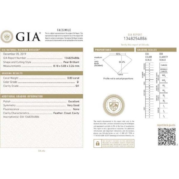 GIA Certified 0.80ct Pear Cut Diamond Solitaire Engagement Ring, 0.80ct D colour single stone pear-shaped brilliant-cut diamond with twisted shank band. GIA certificate 1348254886