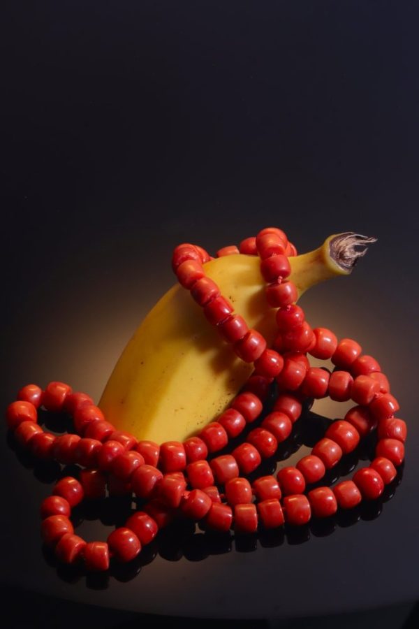 Victorian blood coral necklace.