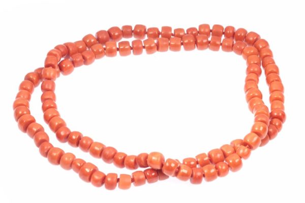 Victorian blood coral necklace.