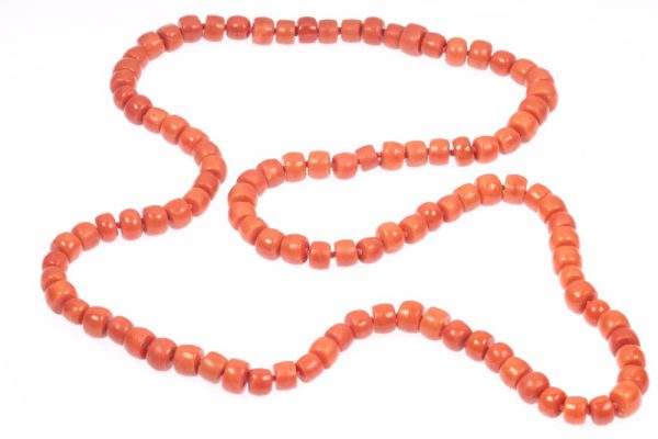 Victorian blood coral necklace.