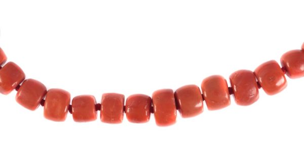 Victorian blood coral necklace.