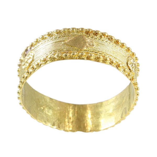 Georgian gold wedding ring.