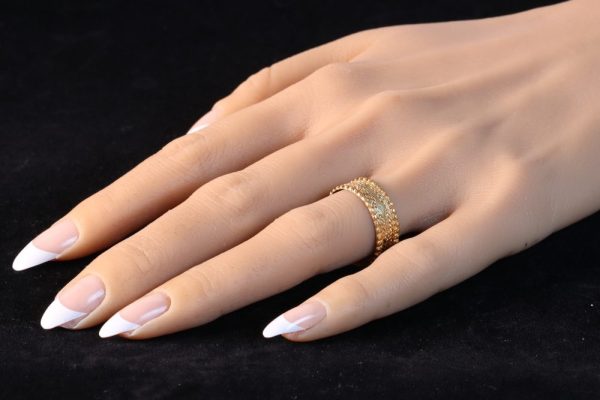 Antique gold wedding ring.