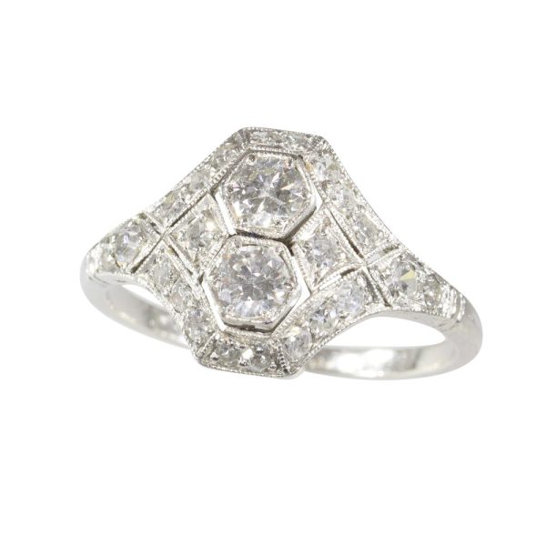 Art Deco diamond ring 1920s