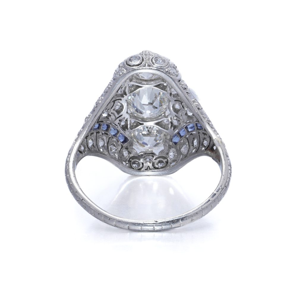 Deco diamond ring