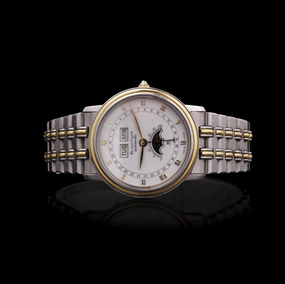 Blancpain Villeret moon phase watch.