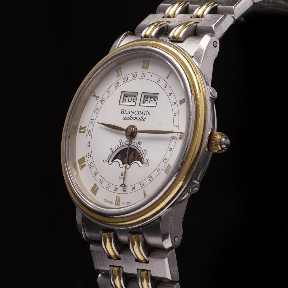 Blancpain Villeret moon phase watch.