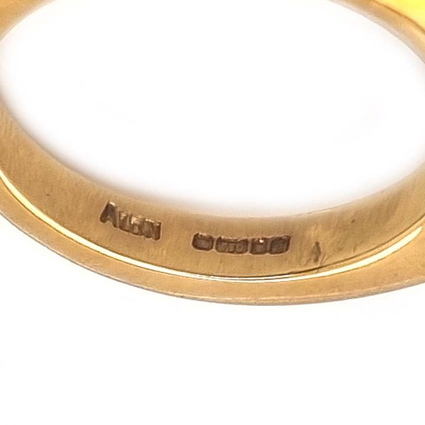 Pre Owned Vintage Asprey 3.42ct Diamond Solitaire Engagement Ring in 18ct Yellow Gold, D Colour VVS1 Clarity with GIA Certificate Report 12331866