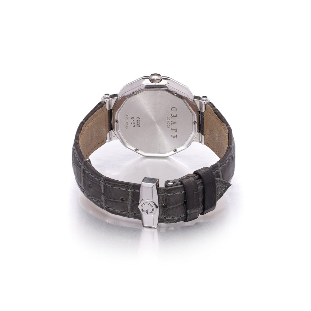 Graff GXXVI Quartz Watch in 18K White Gold, 35mm, 2015
