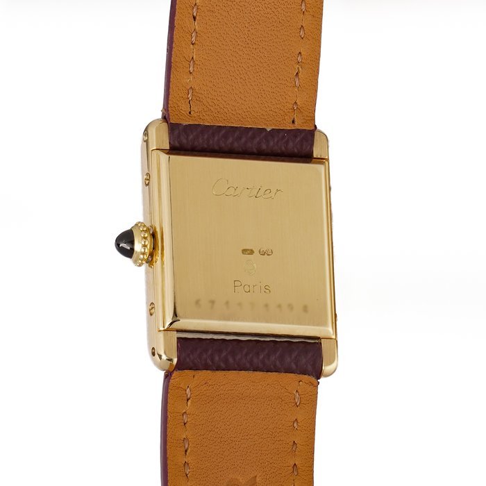 Cartier Tank Louis Mini Watch, 67117, 18ct Gold Case, 1980s